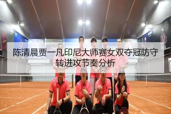陈清晨贾一凡印尼大师赛女双夺冠防守转进攻节奏分析